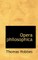 Opera Philosophica