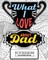 What I Love About Dad Coloring Book