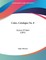 Coins, Catalogue No. 8