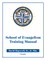 The Joshua Ministry School of Evangelism Training Manual ID# 6029918