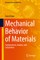Mechanical Behavior of Materials