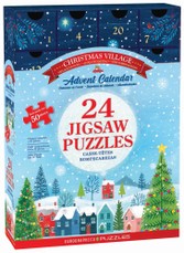 Puzzle–advent calendar Christmas Village, 24 puzzles of 50 pieces: 1200 pieces Puzzle–advent calendar Christmas Village, 24 puzzles of 50 pieces: 1200 pieces