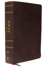 NKJV Study Bible, Premium Calfskin Leather, Brown, Full-Color, Red Letter Edition, Indexed, Comfort Print NKJV Study Bible, Premium Calfskin Leather, Brown, Full-Color, Red Letter Edition, Indexed, Comfort Print