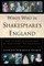 Who's Who in Shakespeare's England