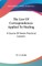 The Law Of Correspondences Applied To Healing