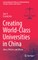 Creating World-Class Universities in China