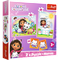 TREFL GABBY´S DOLLHOUSE Puzles komplekts 30 gab + 48 gab + 24 memo