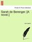 Sarah de Berenger. [A Novel.]
