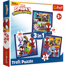 TREFL SPIDEY Puzzle Set 3in1 Spidey and his Amazing Friends