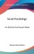 Social Psychology