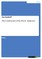 Saathoff, J: Construction of the Plot in `King Lear´