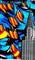 Iconic Chrysler Building New York City Sir Michael Huhn pop art Drawing Journal