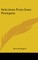 Selections From Isaac Penington