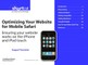 Optimizing Your Website for Mobile Safari