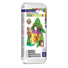 MAGNA-TILES Micromags magnet constructor travel set Treehouse, 24 pcs