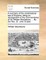 A Summary of the Constitutional Law of England, Being an Abridgement of the Commentaries of Sir William Blackstone, ... by the REV. Dr. John Trusler.