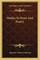 Studies in Prose and Poetry