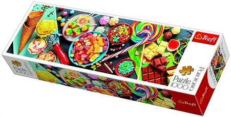 TREFL panoramic puzzle Sweets 1000 pcs