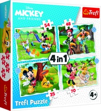 TREFL DISNEY Puzzle 4 in 1 set Mickey-Mouse TREFL DISNEY Puzzle 4 in 1 set Mickey-Mouse