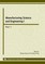 Manufacturing Science and Engineering I