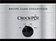 Crockpot Recipe Card Tin