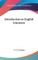Introduction to English Literature