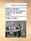 Odes on Several Descriptive and Allegoric Subjects. by William Collins.