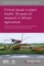 Critical issues in plant health: 50 years of research in African agriculture