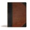 CSB Tony Evans Study Bible, Black/Brown Leathertouch, Indexed
