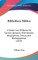 Bibliotheca Biblica