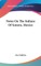 Notes on the Indians of Sonora, Mexico