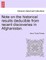 Note on the Historical Results Deducible from Recent Discoveries in Afghanistan.