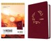 The Message Deluxe Gift Bible, Large Print (Leather-Look, Cranberry Laurels)