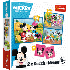 TREFL DISNEY Puzzle Set Mickey-Mouse 30+48+M24 TREFL DISNEY Puzzle Set Mickey-Mouse 30+48+M24