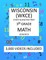3rd Grade WISCONSIN WKCE, 2019 MATH, Test Prep