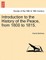 Introduction to the History of the Peace, from 1800 to 1815.