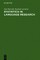 Statistics in Language Research