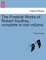 The Poetical Works of Robert Southey, complete in one volume.