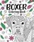 Boxer Dog Coloring Book