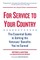 For Service to Your Country