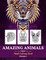Amazing Animals Adult Coloring Book