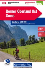 Radwanderkarte Berner Oberland Ost - Goms  mit Ortsindex (22)