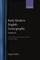 Early Modern English Lexicography