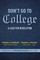 Don't Go to College