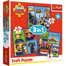 TREFL FIREMAN SAM Puzzle 3 in 1 set