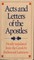 Acts and Letters of the Apostles