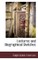 Lectures and Biographical Sketches