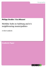 Mobility hubs in Salzburg and it's neighbouring municipalities