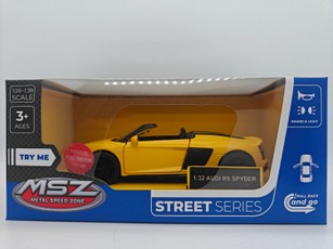 MSZ Die-cast model Audi R8 Spdyer,scale 1:32