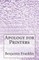 Apology for Printers